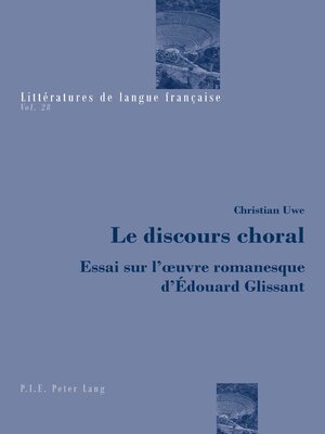 cover image of Le discours choral
